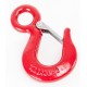 Safety hook with spring loaded gate - Capacity: 750 kg (1500 lb) PCA-1281