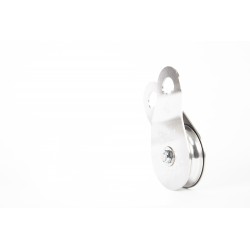 Single Swing Side Pulley with stainless steel plates 100mm PCA-1274
