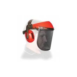 Protective Visor with Earing Safety